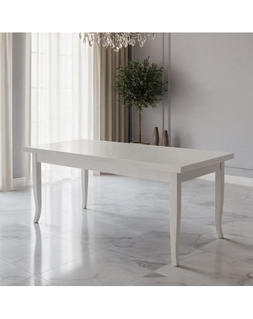 Tavolo allungabile Verona 140x80 colore bianco