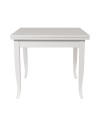 Tavolo quadrato allungabile Verona 90x90 colore bianco