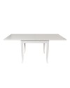 Tavolo quadrato allungabile Verona 90x90 colore bianco