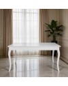 Tavolo rettangolare allungabile Liberty 140x85x76h colore bianco frassinato