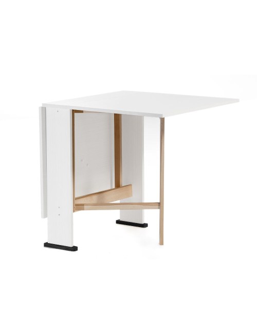 Tavolo Consolle Pieghevole bianco Mati Salvaspazio 21x74x78H