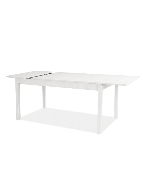Tavolo Allungabile Empoli 160x90 Bianco Frassinato Prezzo