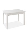 Tavolo rettangolare Firenze 110x70 colore bianco frassinato