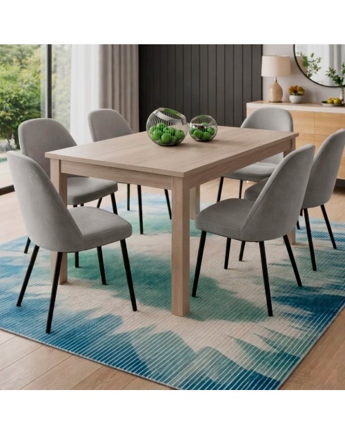 Tavolo 160x90 allungabile a 240 cm Elindo colore olmo