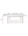 Tavolo 160x90 allungabile a 240 cm Elindo colore olmo