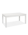 Tavolo 160x90 allungabile a 240 cm Elindo colore bianco frassinato
