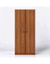 Armadio 2 Ante 90 cm H 247 cm noce antico Made in Italy