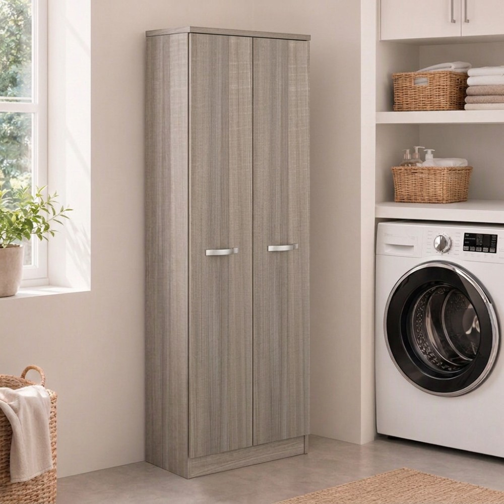 Armadio portascope con 5 ripiani Gabriella 180 colore olmo