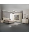Camera da letto Marsida beige con armadio scorrevole serigrafato – Eleganza e funzionalità per la tua zona notte