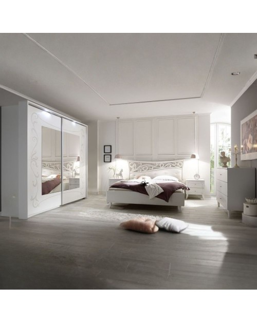 Camera da letto Ararat colore bianco opaco