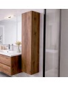 Colonna Sospesa per Bagno Mike 137 cm Rovere Naturale Reversibile Made in Italy