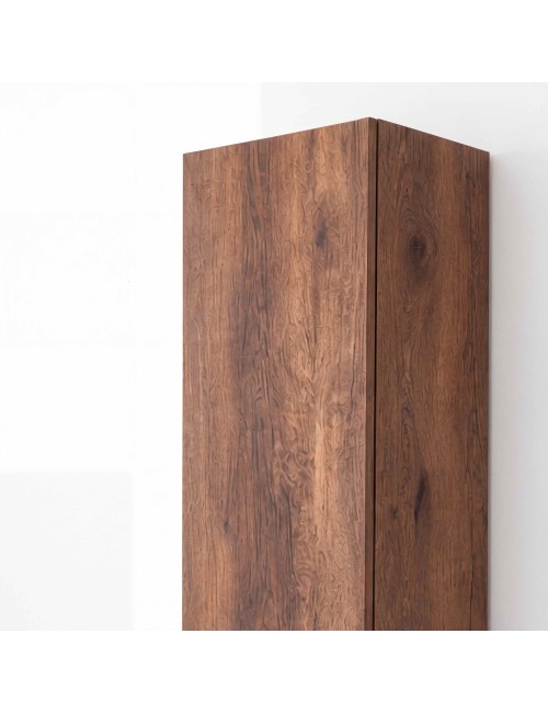 Colonna Sospesa per Bagno Mike 137 cm Rovere Naturale Reversibile Made in Italy