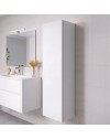 Colonna Sospesa per Bagno Mike 137 cm Bianco lucido Reversibile Made in Italy