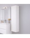 Colonna Sospesa per Bagno Mike 137 cm Bianco frassinato Reversibile Made in Italy