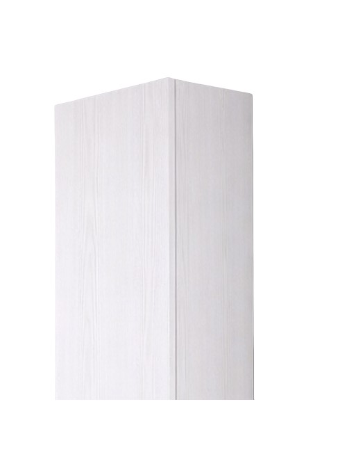 Colonna Sospesa per Bagno Mike 137 cm Bianco frassinato Reversibile Made in Italy