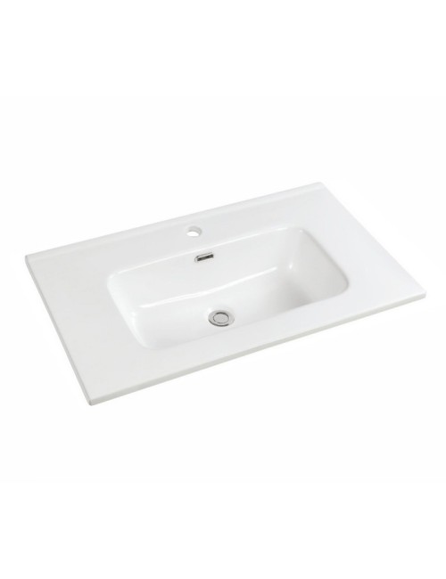 Mobile Bagno Sospeso 70 cm Mike con Lavabo e 2 Cassetti Rovere Naturale Made in Italy