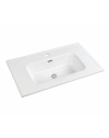 Mobile Bagno Sospeso 70 cm Mike con Lavabo e 2 Cassetti Rovere Naturale Made in Italy