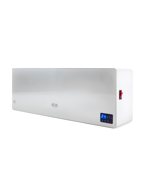 Termoventilatore a Parete Ceramico Argo Chic Silver Wi-Fi 2000W