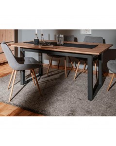 Tavolo Allungabile 160X90X75H Denver 50 Colore Quercia Antracite