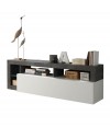 Mobile porta Tv Mogol 184x42x58H colore bianco lucido ossido