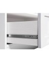 Credenza Landwood 52 colore bianco 4 ante e 4 cassetti