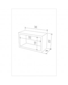 Libreria Pensile Composta da 3 Quadri Monroe RF141104 Prezzo