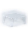 Tavolino da salotto quadrato Illia 60x60 MT190403 colore bianco