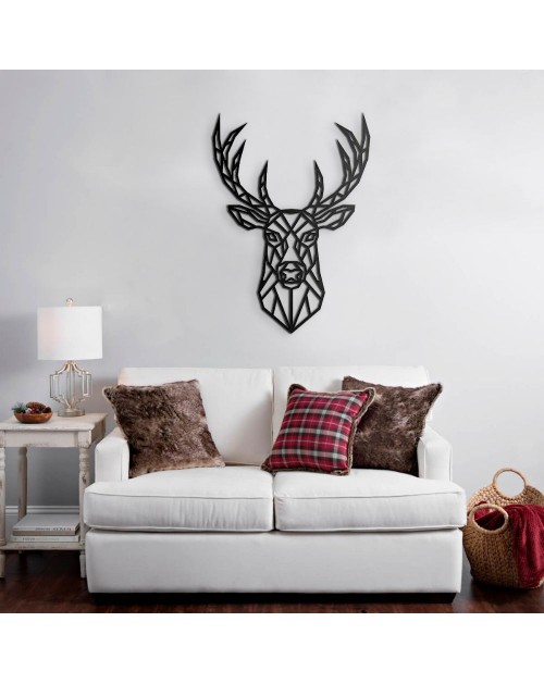 Cornice decorativa cervo 62x87 cm MT192408 colore nero