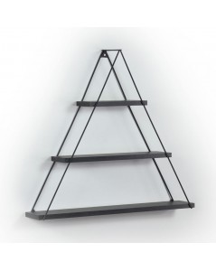 Mensola Triangolare 3 Ripiani Moset MT191005 Colore Nero Prezzo