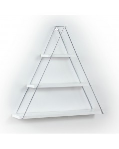 Mensola Triangolare 3 Ripiani Moset MT191003 Colore Bianco Prezzo