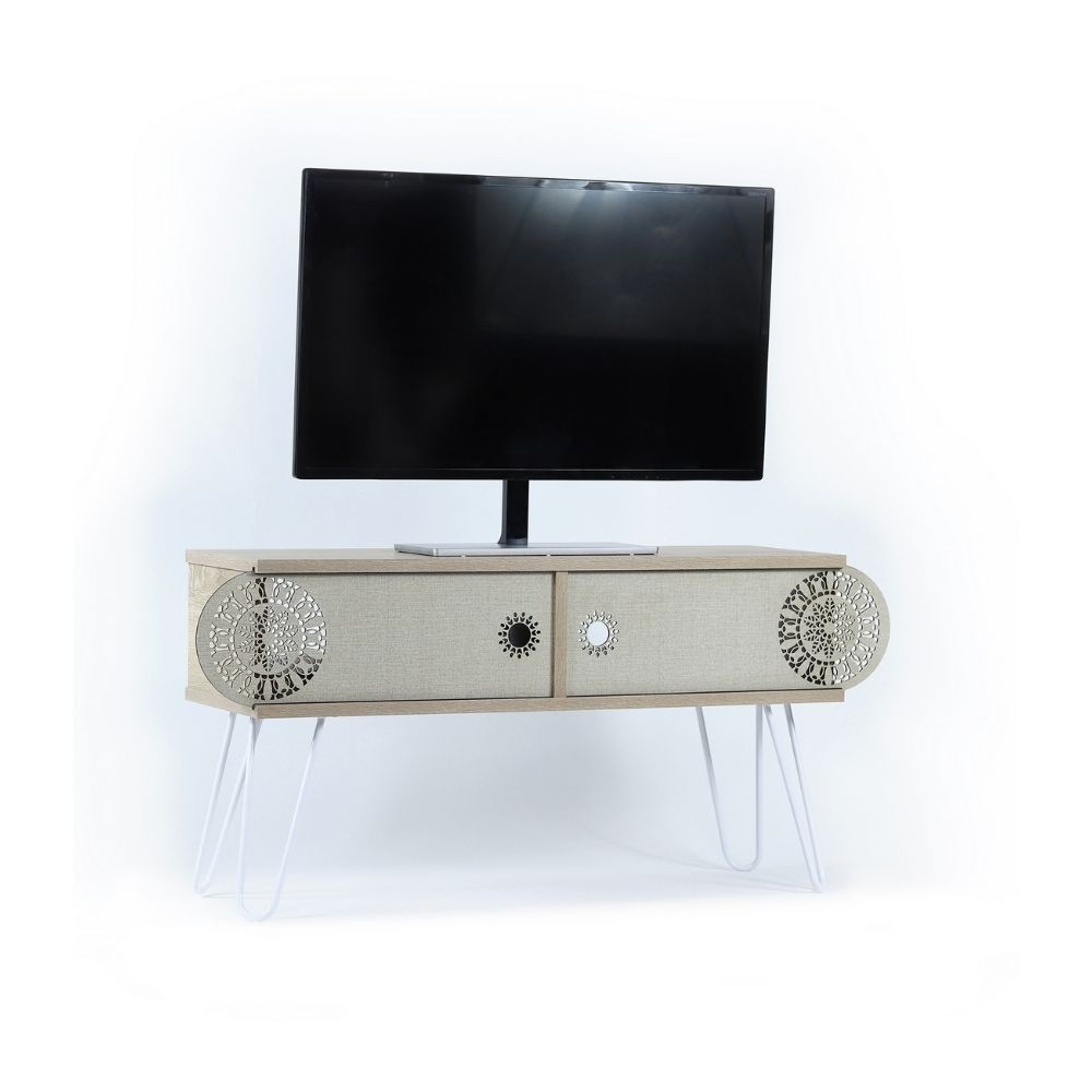 Mobile porta Tv Illia 106x30x48H MT190122 colore rovere