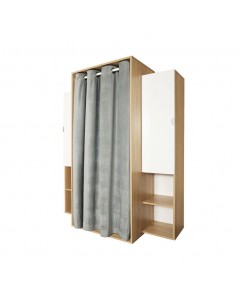 Guardaroba 150x56x184h Krell RF200101 Colore Rovere Bianco Prezzo