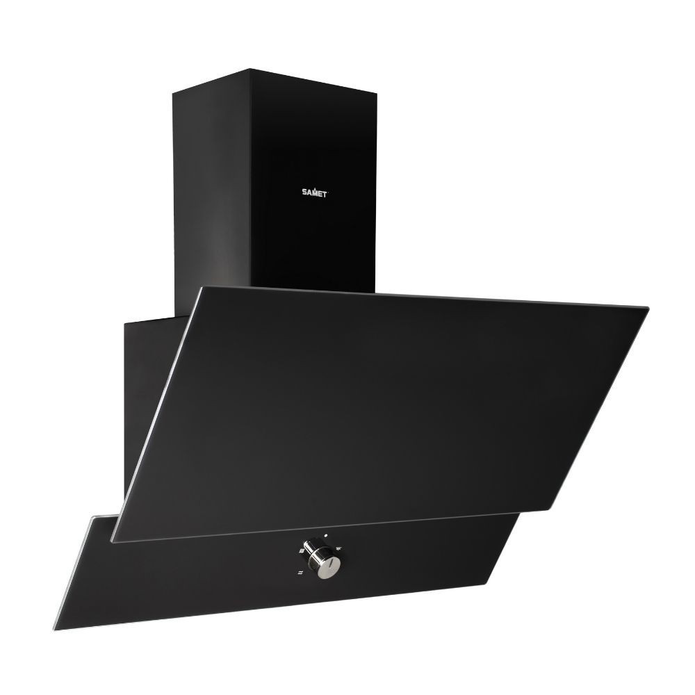 Cappa da parete 60 cm Turbine60 Samet colore nero