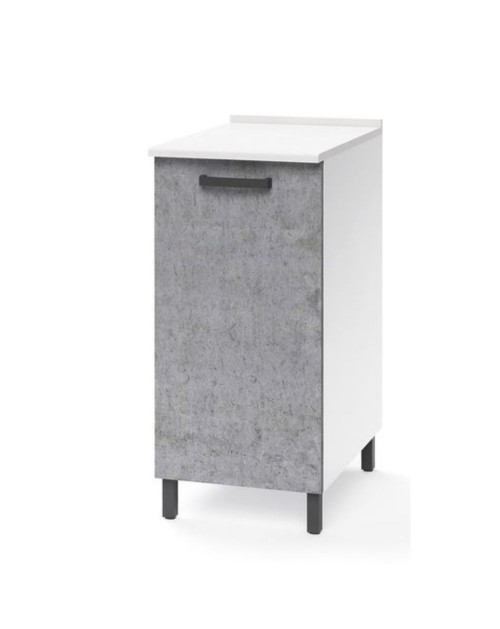 Base cucina con anta 40x50x85H colore cemento