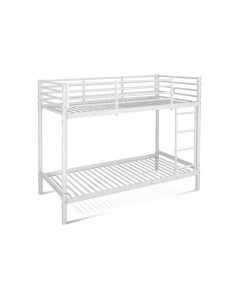 Letto a Castello in Metallo Balmease Colore Bianco Prezzo