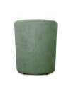 Poltrona con pouf estraibile Djerba tessuto colore verde acqua marina