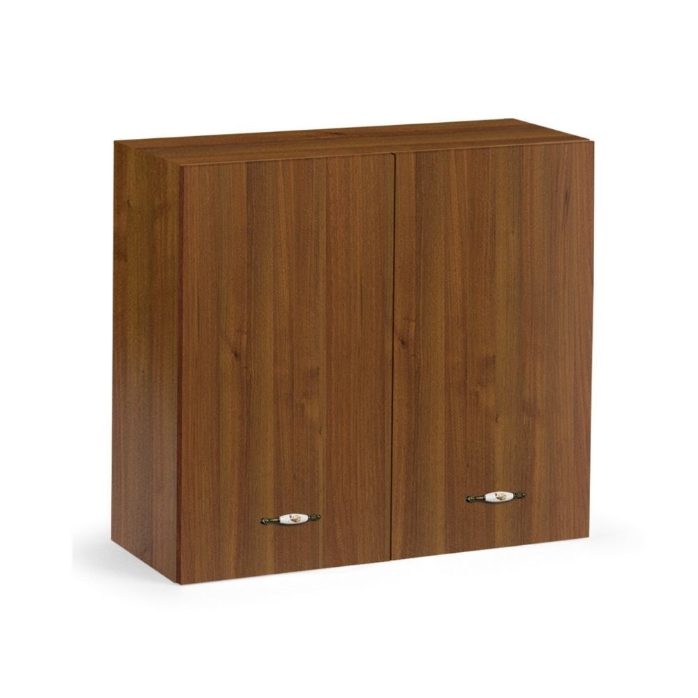 Pensile cucina doppia anta 80x32x72H colore noce antico