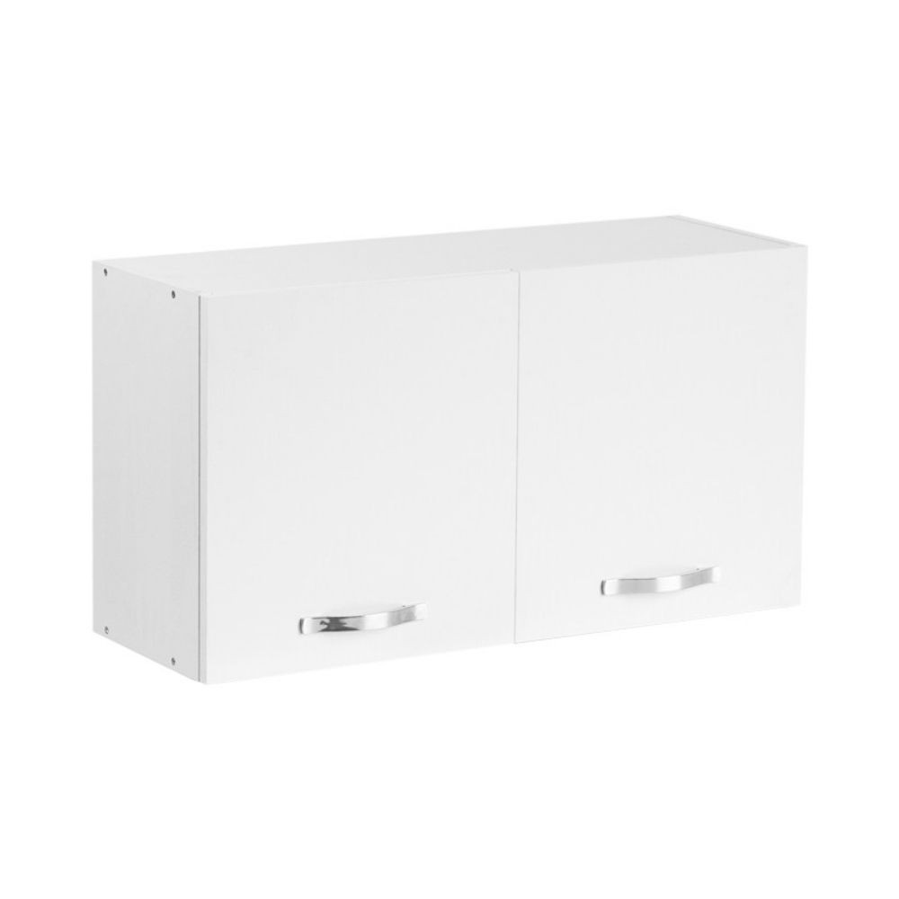 Mobile sopracappa doppia anta 90 cm colore bianco frassinato