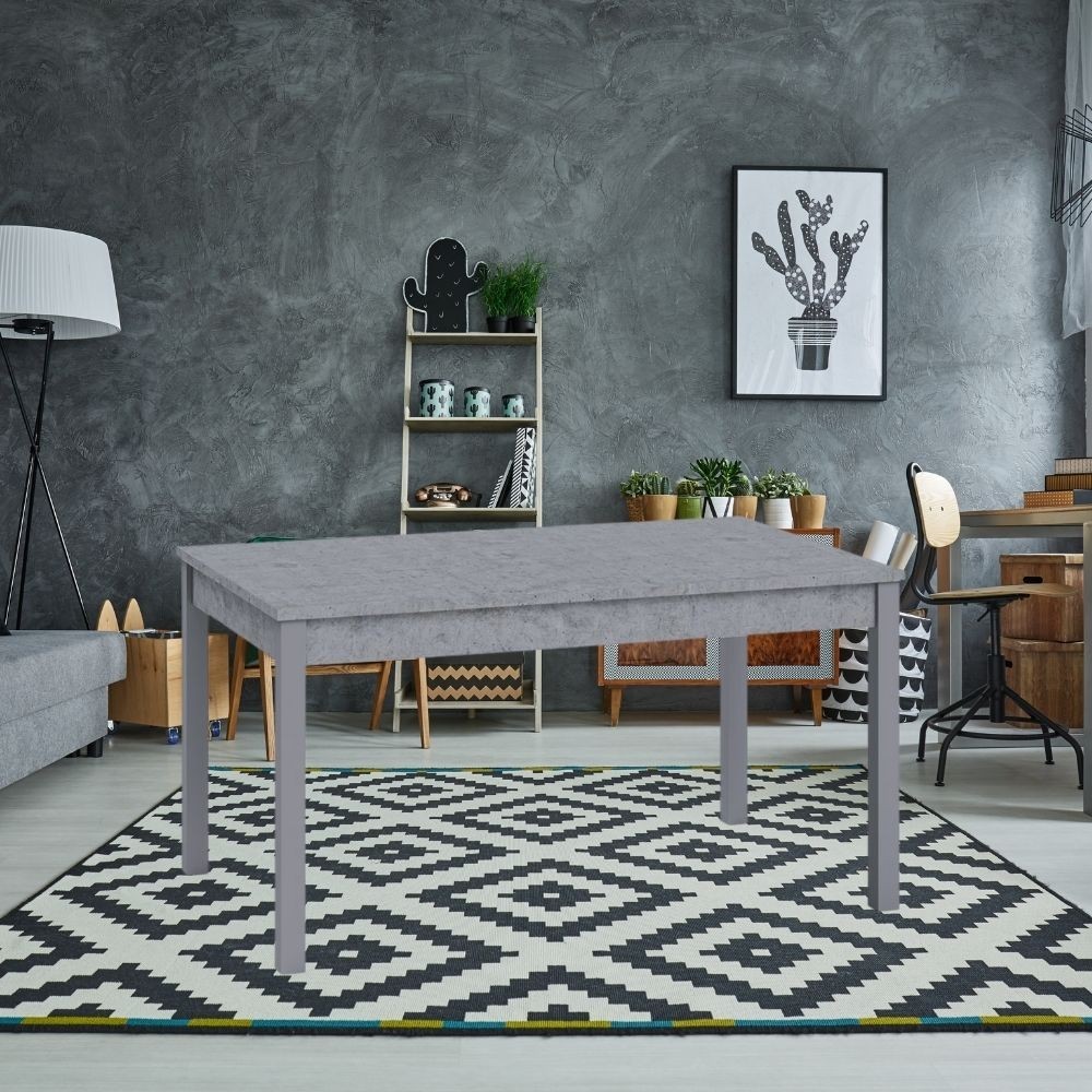 Tavolo allungabile 140x85 Firenze colore cemento